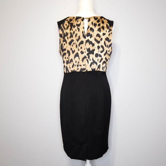 The Limited Black/Animal Print Sleeveless Dress - Picture 3 of 3